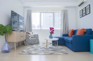 living room in torrox apartment
